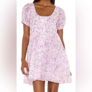 LoveShackFancy “Runa” Cotton Mini Dress,Size-XS(?S),p2p-17”-17.25 w/Pockets,GUC